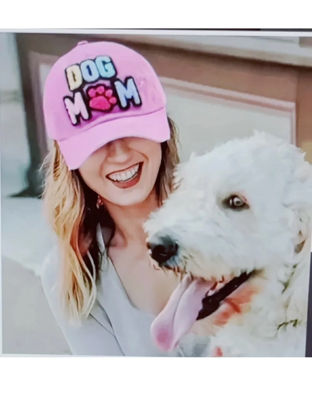 NWT Dog Mom Embroidered Burgundy  Baseball Cap
